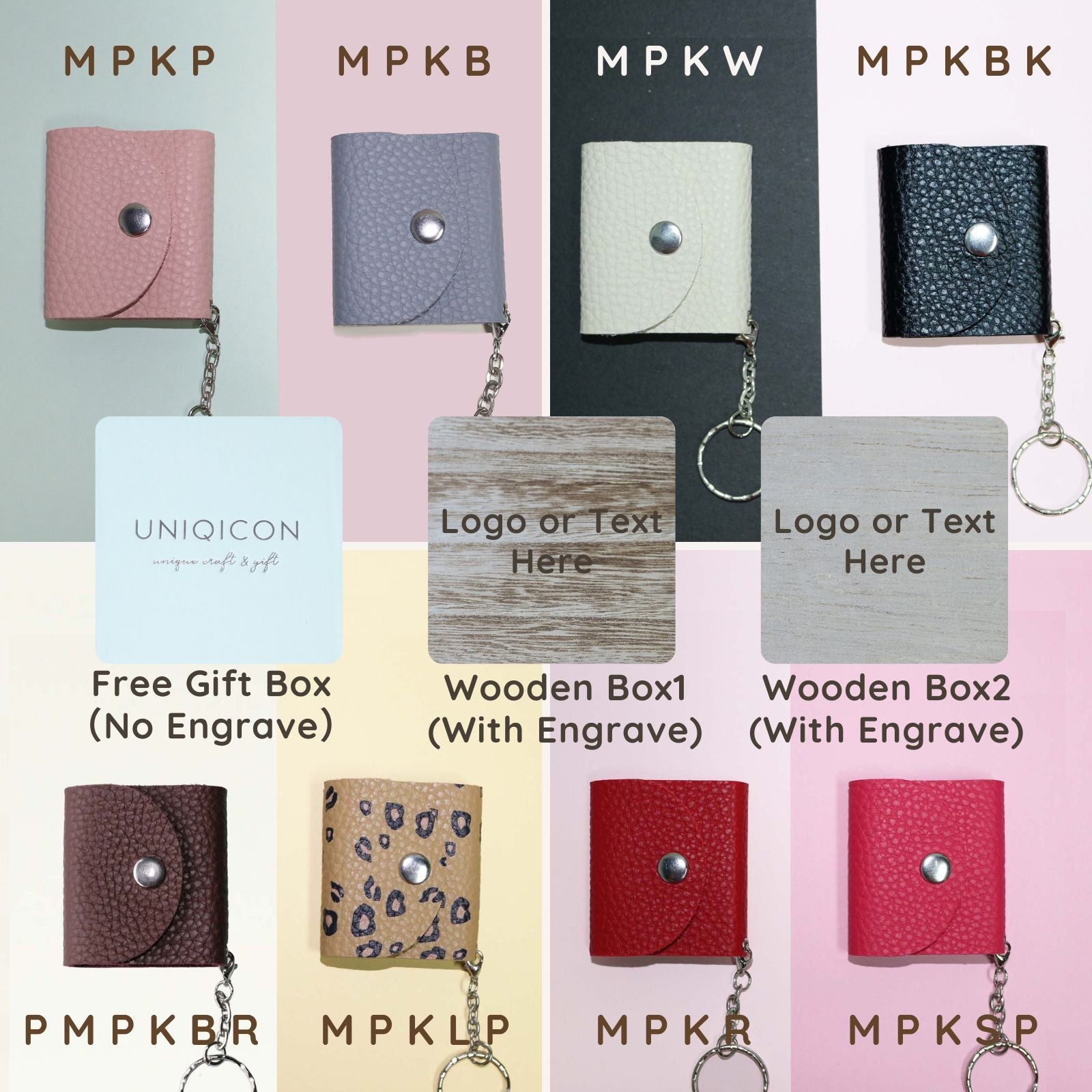 Personalized Mini Photo Keychain,Picture Keychains(Light brown) Personalized Album, Mini Cute Key Ring Keychain with Picture Book for Family, Boyfriend, Couples, Dog, Friends - uniqicon