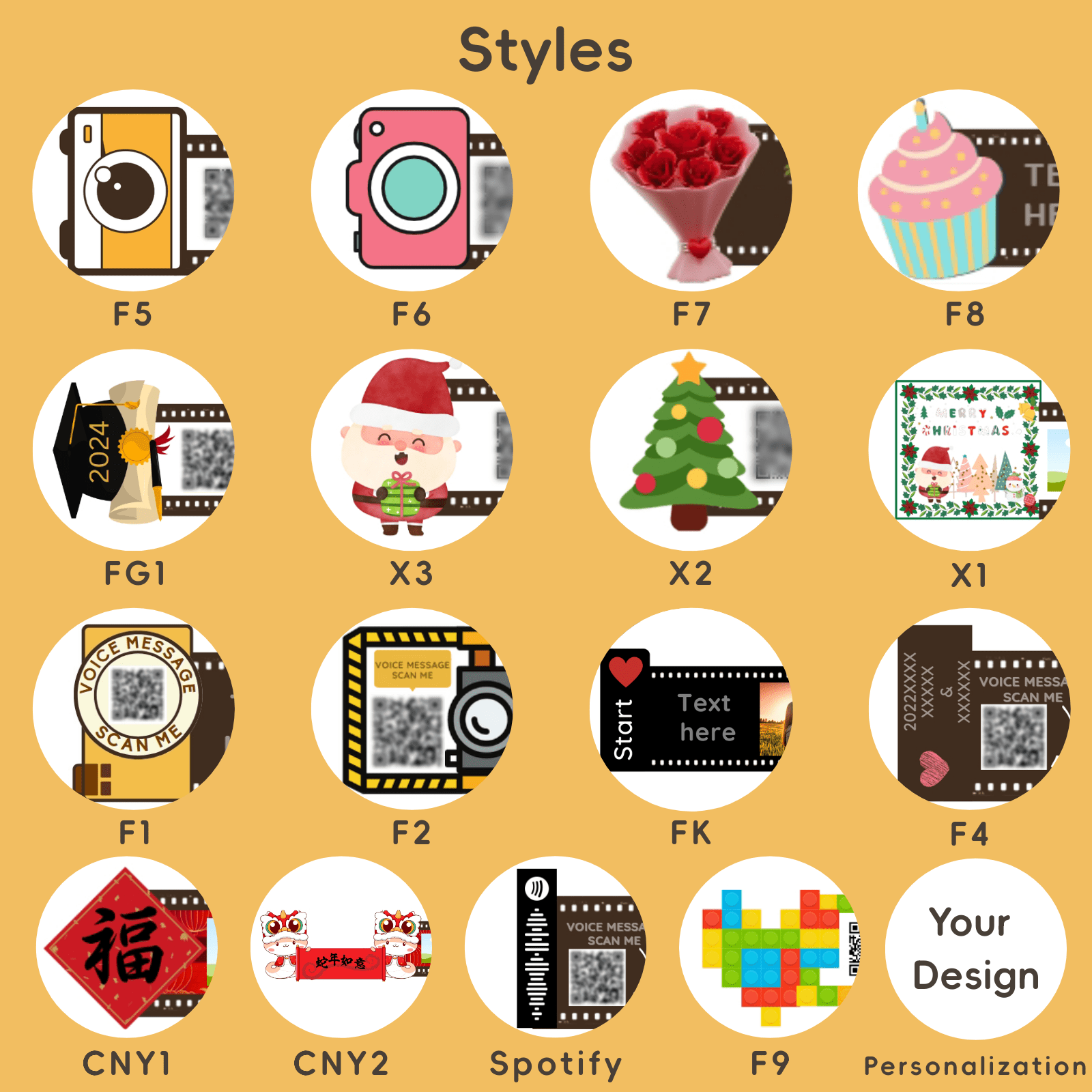 Personalized Customized Memory Retro Camera Film HD Photo Album Film Roll Keychain F4 Voice Message Creative Birthday Valentine Christmas Graduation Friend Anniversary Gift Souvenir Customized Handmade - uniqicon